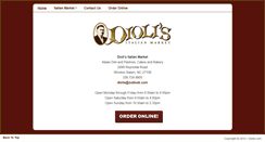Desktop Screenshot of diolis.com